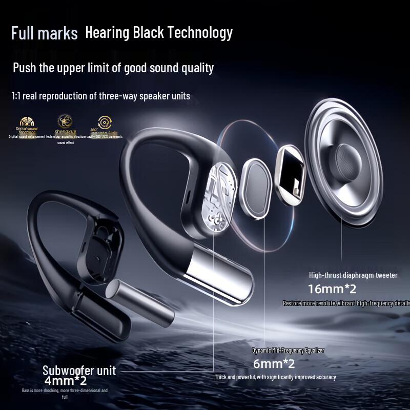 Chuan Gu Wireless Ear-Hook Bluetooth Headphones