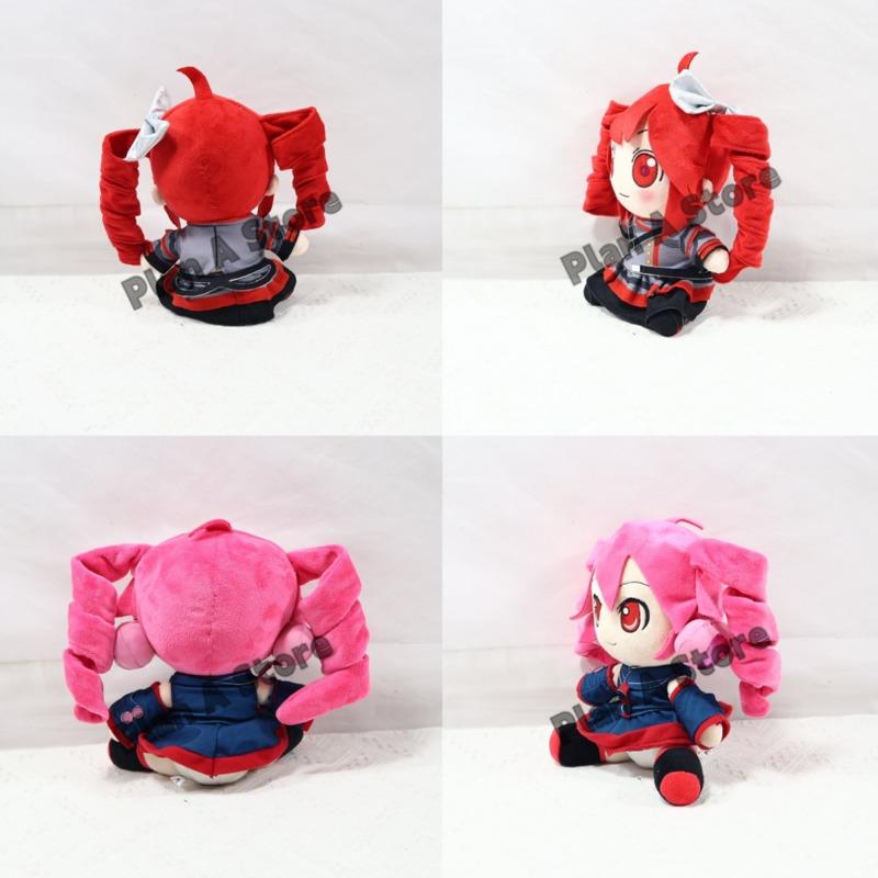 New Anime Kasane Teto Plush Doll Toy 23CM Cartoon Cute Soft Heavy Sound Virtual Singer Plush Doll Room Decoration For Kid Gift