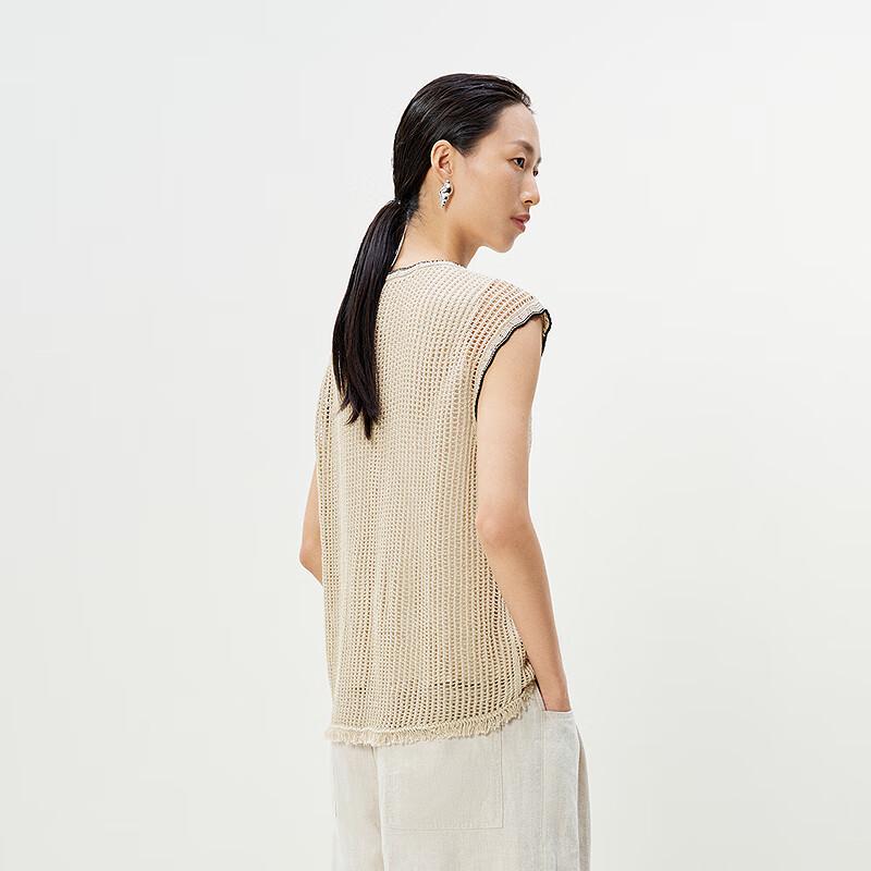 LESS Women's Cotton Knit Vest