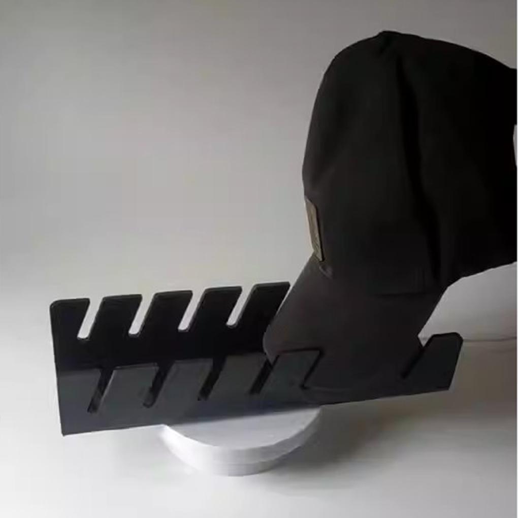 Acryl-Hutständer, stilvoller, platzsparender Organizer für Baseballkappen, keine Installation erforderlich, Acryl-Hut-Organizer