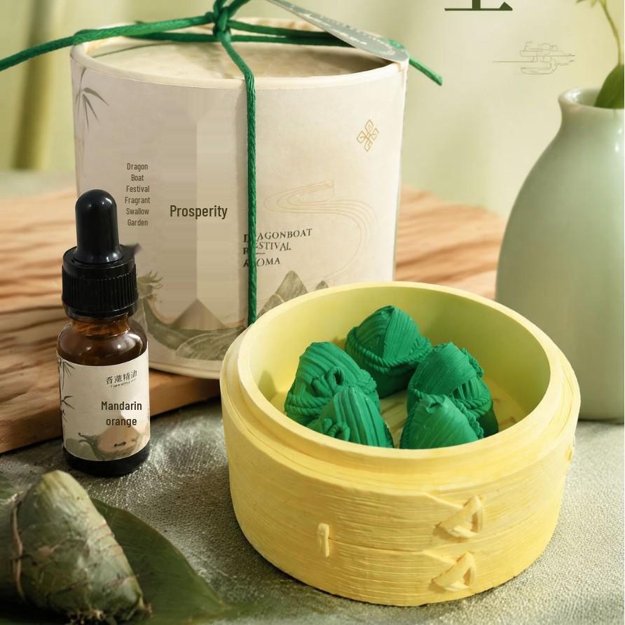 Prosperous Day Dragon Boat Festival Aroma Diffuser Stone Gift Box - Essential Oil Corporate Souvenir