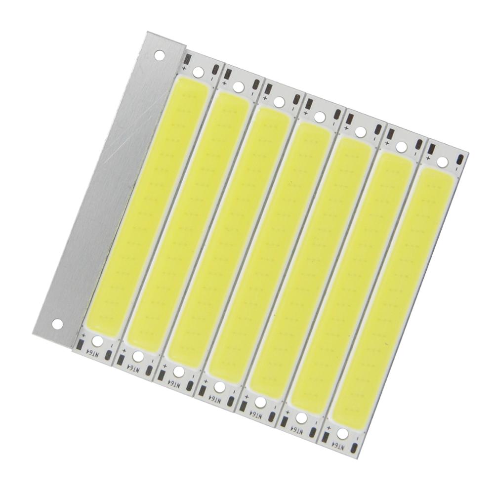10X Led Strip Light 3w Cob Bar Blue Lights 6000k Red Dc3v Diy 3000k Lamp Interior Decorative Lighting Beads Bright For Shop Home