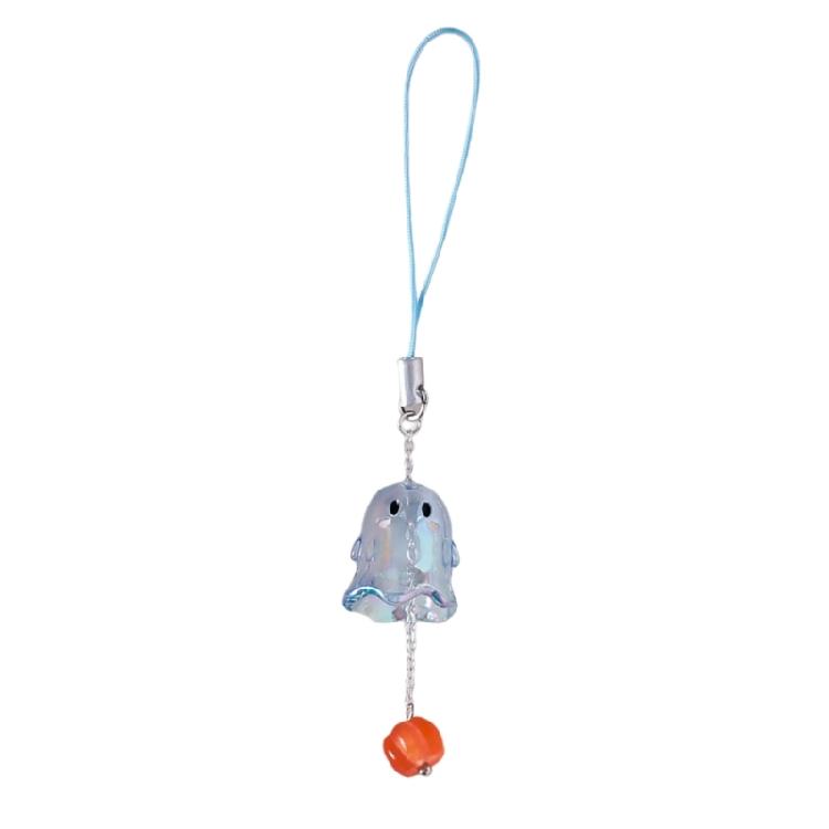 

Eye Catching Specter Pumpkin Keychain Portable Specter Pumpkin Keyring Unque Bag Hangings For Trendy Individuals синій