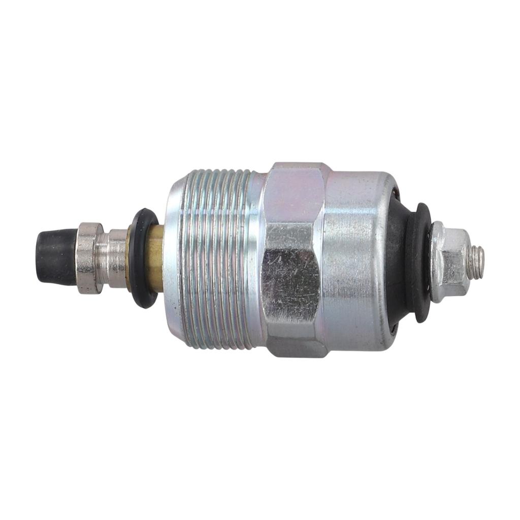 Connector Engine Efficiency Natural Color 12V Solenoid Valve Robust Materials Versatile Compatibility Easy Installation