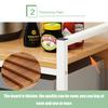 Support Multifonctionnel pour Micro-ondes Étagère de Rangement sur Comptoir Étagère Multi-niveaux pour l'Organisation des Appareils de Cuisine
