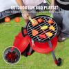 SucceBuy 28PCS BBQ Grill Toy Set Montessori Cooking Barbecue Simulation Food Playset Kids Kitchen Toys for Girls Birthday Gifts