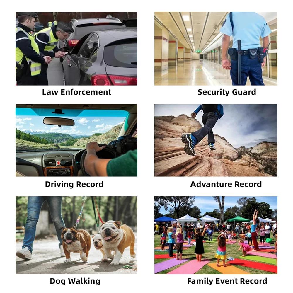 2025 New 4K HD Mini Camera Body Worn Camera With 2inch IPS Screen Wearable Portable Body Camera Police Recorder