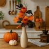 Vibrant Colors Halloween Simulated Flowers Decorative Maple Leaf Bouquet  Dining Table
