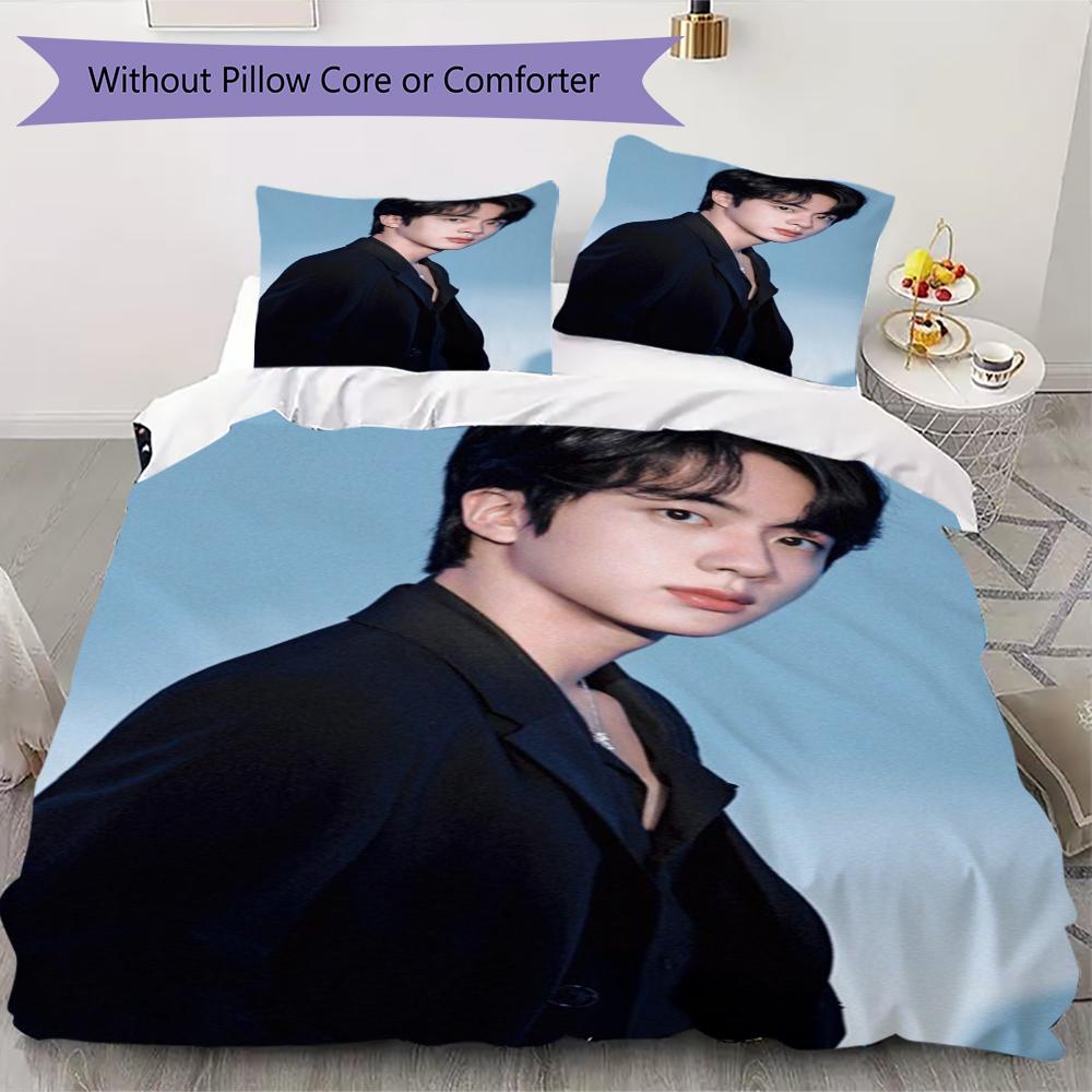 Male Idol Portrait Light Threepiece Set 1 Duvet Cover 2 Pillowcase Without Core Without Core Soft And Comfortable