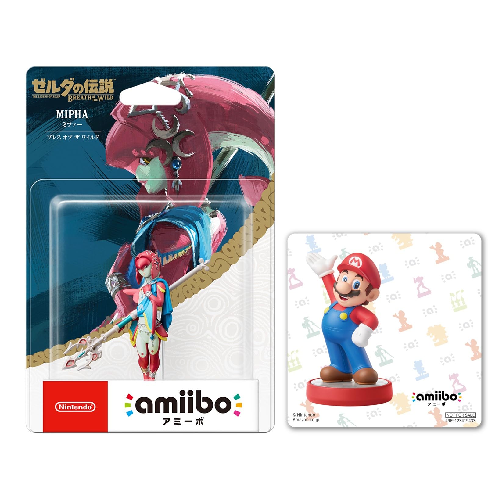 

amiibo Mipha of the Legend of Zelda Bonus original sticker included [Breath Wild] (The series)