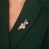 Exquisite Plum Blossom Brooch, High-end Feminine Pearl Brooch, Light Luxury and Niche Design Sense Brooch