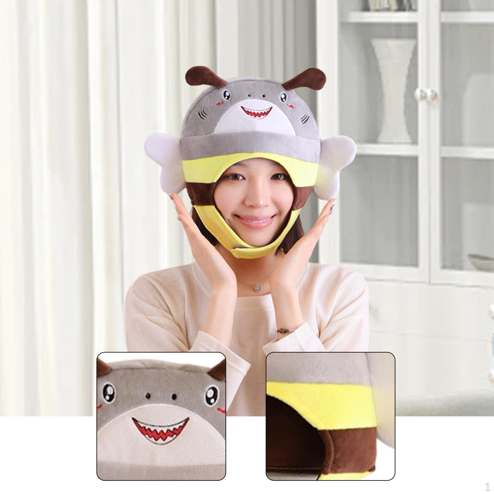 Головной убор в виде головы пчелы Шляпа DIY Мультяшный головной убор для ночной косплей-вечеринки Подарок