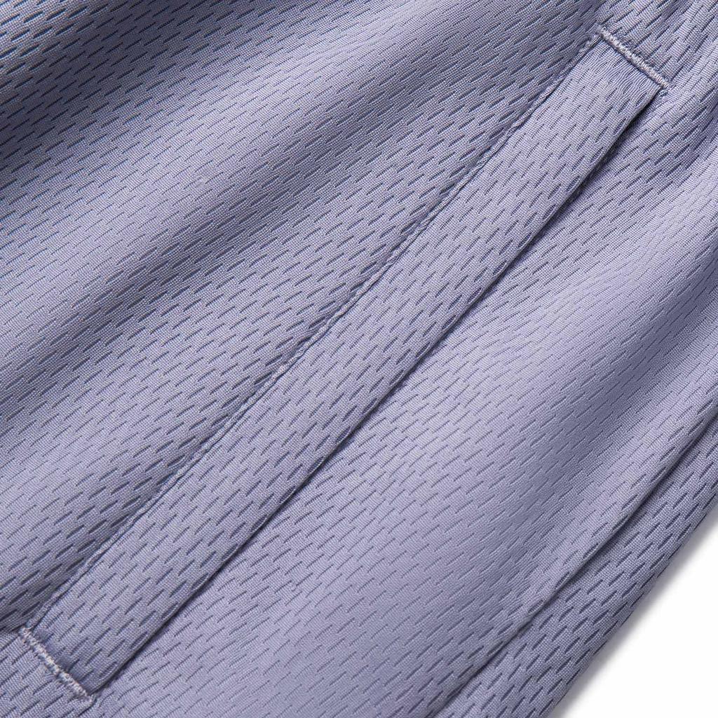 Li Ning Basketball Series Casual Simple Color Block Straight Leg Lace-Up Sports Shorts Men Shorts Fog-Gray Purple AAPV065-6