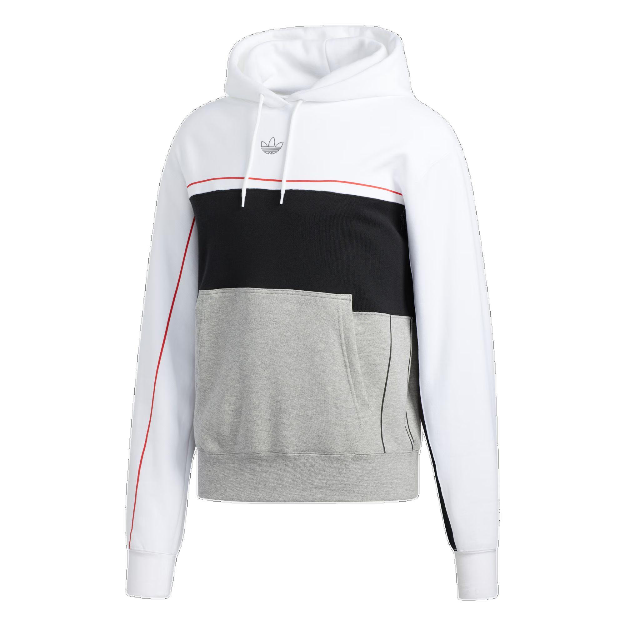 Adidas Originals Rivalry Sweatshirt Men s Black White/Medium Heather Gray ED5464 165/88A/JS