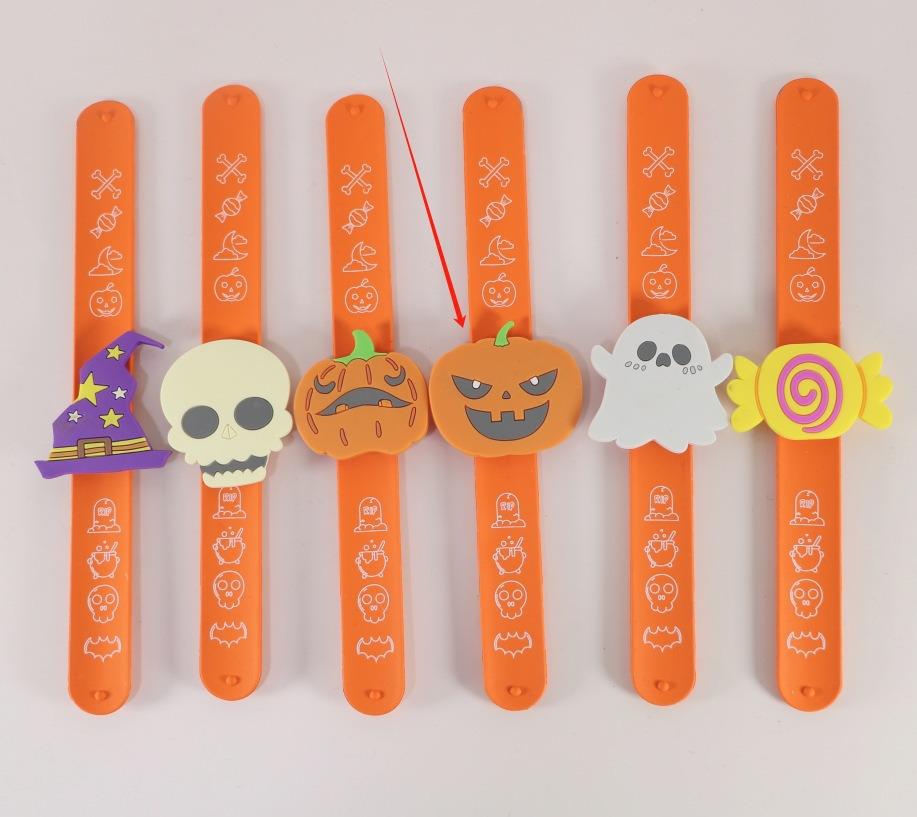 Cartoon Halloween Snap Bracelet for Kids - Creative and Fun Party Decoration