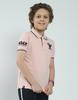 MONTE CARLO Boys's Regular Fit Printed Polo Half Sleeve T-Shirt