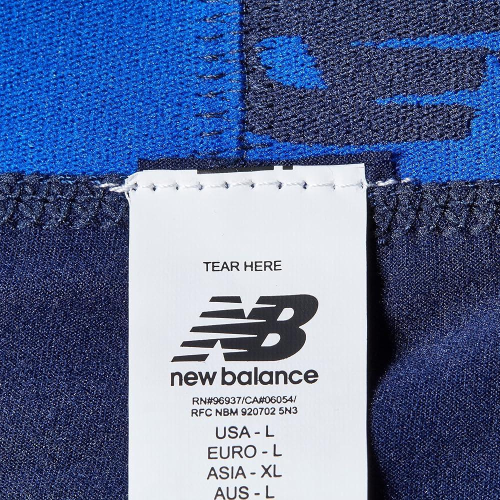 New Balance Premium Boxer Briefs 3 Inch Front Closure Quick Dry 3-Pack