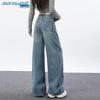 Jeanswest Women's High-Waist Micro-Flared Jeans
