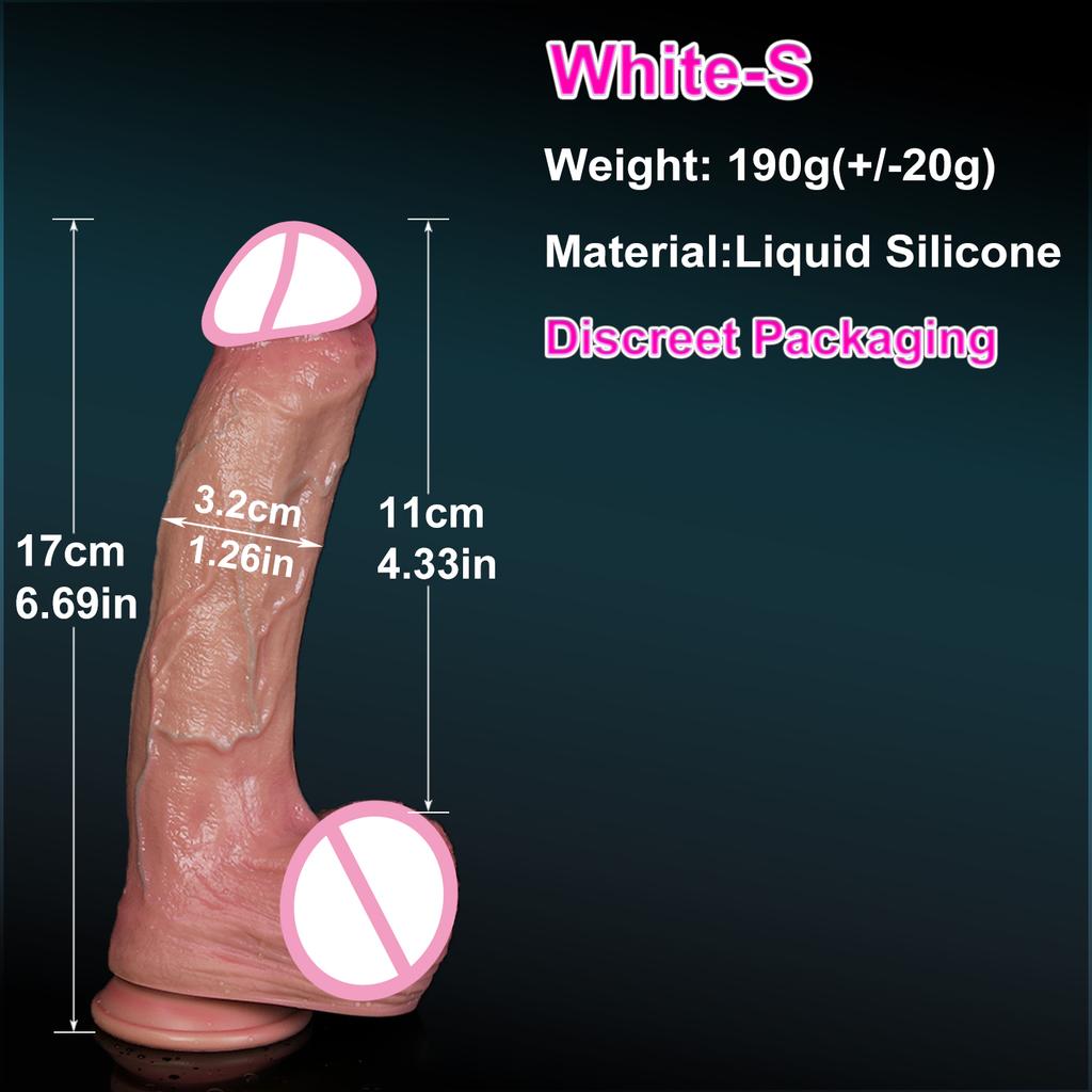 3Colors Realistic Skin Soft Big Dildo 4 Sizes Silicone Penis Woman Anal Sex Toy Vaginal Masturbation Suction Cup Small Dick