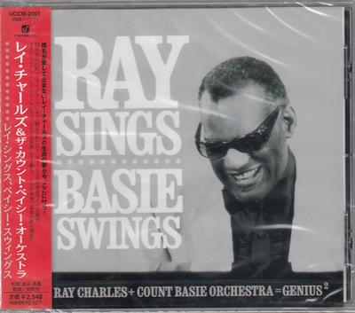 CD RAY CHARLES + COUNT BASIE ORCHESTRA - Ray Cântă Basie Swingă UCCM2001 Hear Music, Cu 2006 Japonia Jazz Folosit