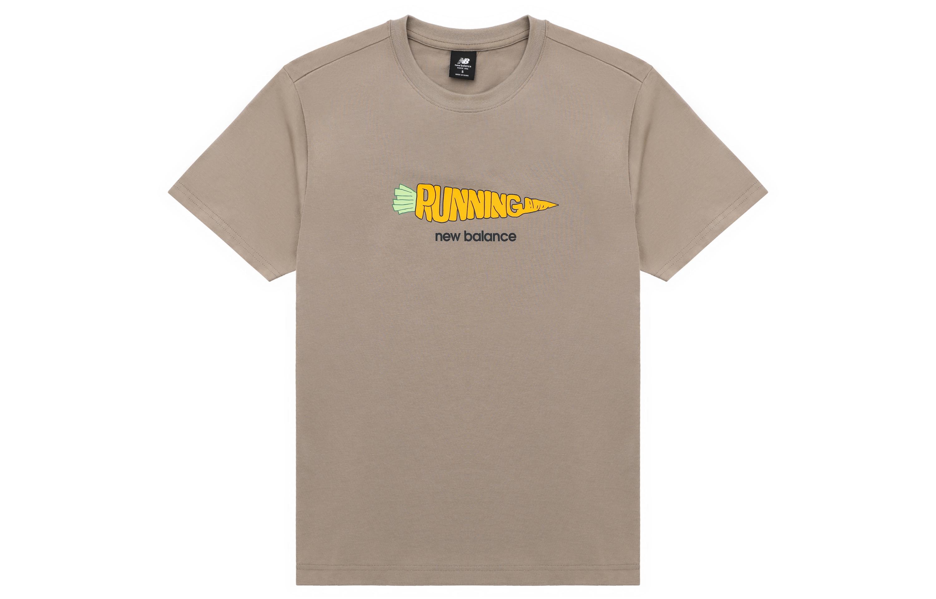 Футболка New Balance Унисекс Коричневая AMT31331-DRI L