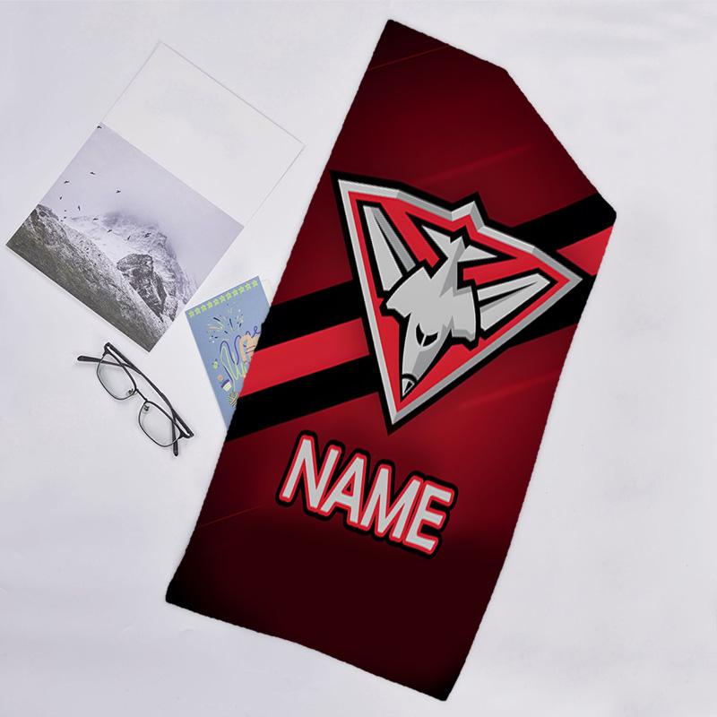 1pc Football20 Beach Towel with Custom Name, Beach/Swimming/Bath/Picnic/Camping Towel, Suitable for Seaside Beaches