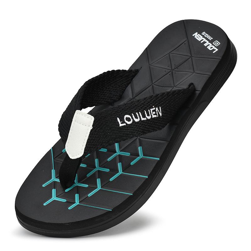 2025 Men's Non-Slip Beach Flip-Flops: Trendy Summer Sandals for Casual Outdoor Wear