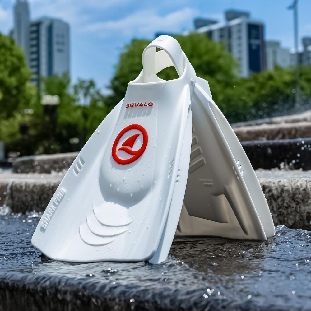 Eseudisebeun Shark Fin Short Fins - Alpine White