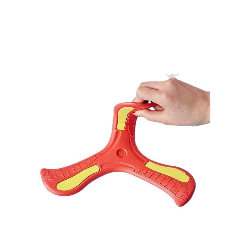 Children's Outdoor Sport Soft EVA Boomerang Flying Disc Hand Throw Spinner Interactive Parent-Child Game Decompression Toy Gifts