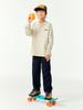DK Kids' Spring Quick-Dry Japanese Style Antibacterial Long Sleeve T-Shirt for Boys & Girls - 7A Casual Base Layer for Middle & Older Children