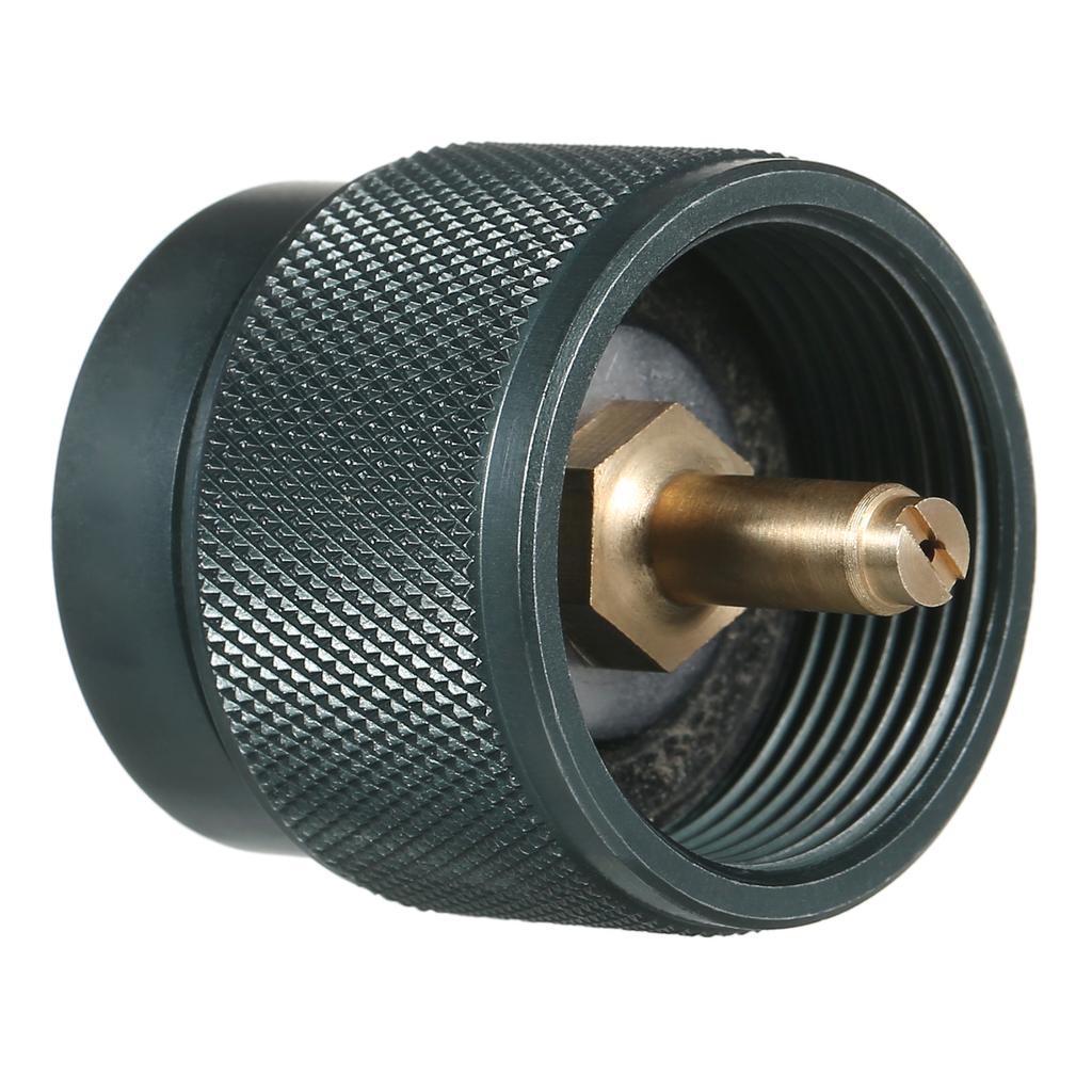 Camping Stove Adapter 1LB Propane Small Tank Input EN417 Lindal Valve Output