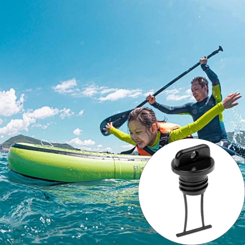Universals Kayaks Drain Plugs Easy To Install Drainage Sealing Plugs Oval Transom Bung Hull Hole for Various Canoes Models
