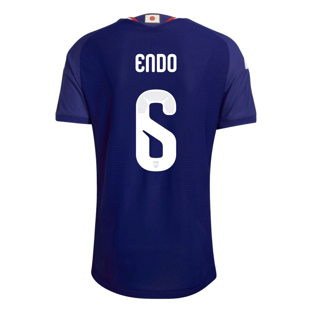 Adidas 2026 World Cup Japan National Team Number 6 Wataru Endo Home Player Edition Short Sleeve Football Jersey Unisex jersey JN1867-6