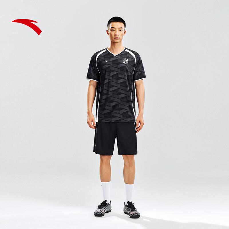 Anta Men s Quick-Dry Short-Sleeve Soccer Training Set L