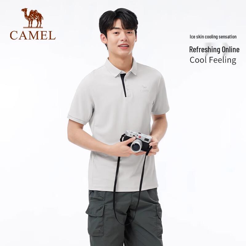 CAMEL Unisex Outdoor Quick-Dry Polo Shirt XL