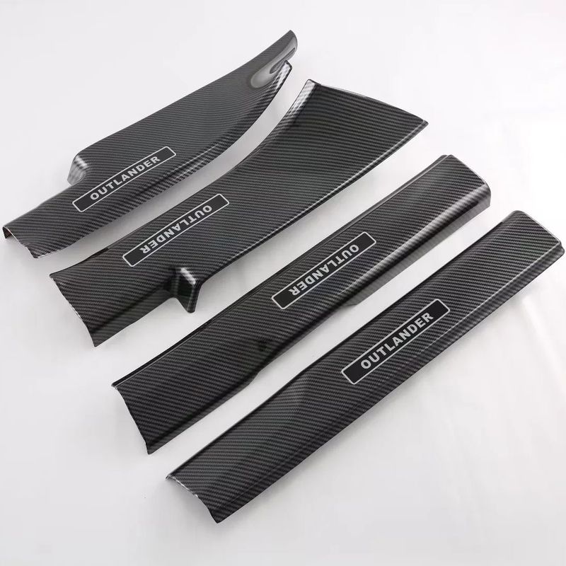 For Mitsubishi Outlander 2024 Car Door Sill Protector Cover Threshold Pedal Protection Sticker Car Styling Accessories