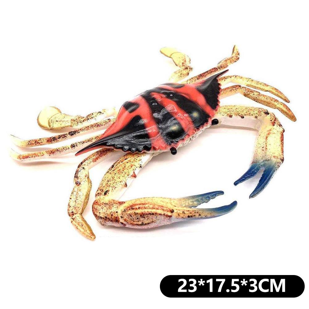 Simulation Octopus Crab for Kids Education Desktop Decor Collection Christmas Gifts Marine Figures Realistic Sea Animal Model