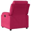 Recliner Chair Burgundy Velvet
