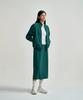 SERGIO TACCHINI W Tacchini Modern Track Midi Skirt (D.Green)