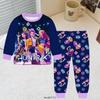 Kinderkleidungssets Jungen Nachtwäsche Langarm Hose Kleidung Weiches Pyjama Set Kinder Mädchen Pyjamas 1-10J