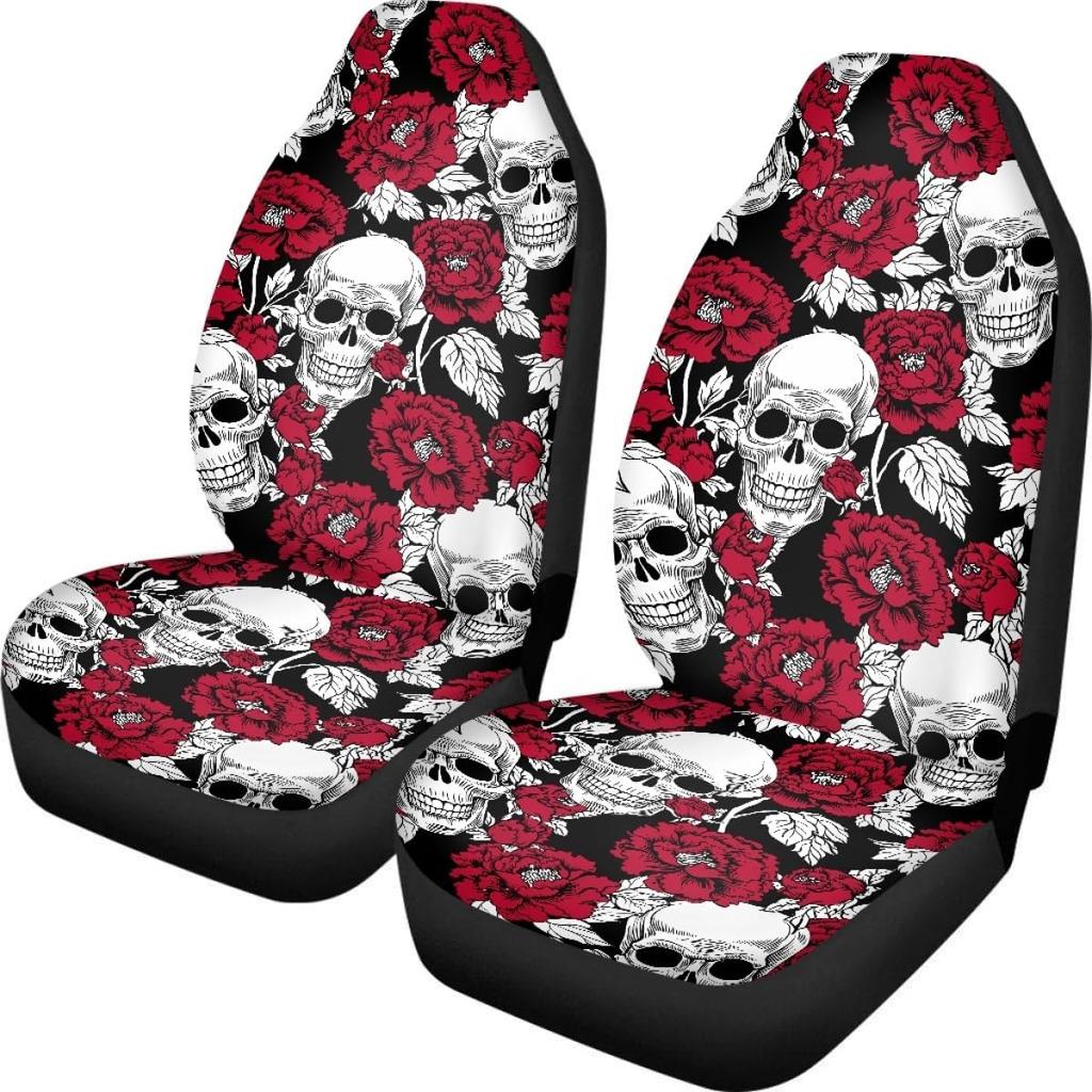 Pehede Car Seat Cover Moon Stars Planet Front for Cars, Easy To Tall Cover Set, Accessories Auto Trucks Van SUV,2 Packs