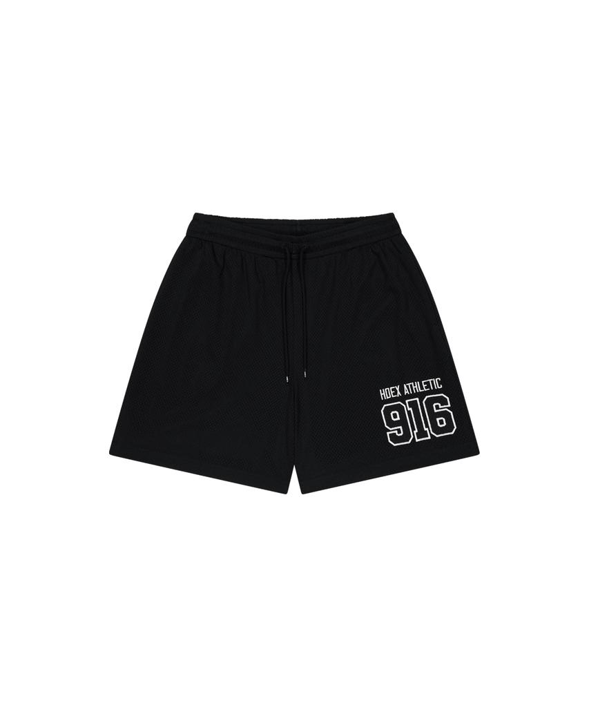 HDEX 916 Solid Mesh Shorts (Black)