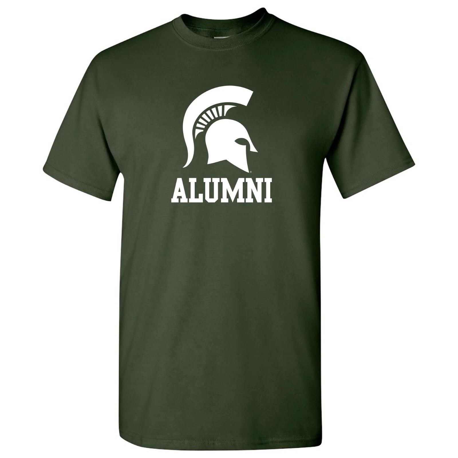 Michigan State Spartans Primary Logo Alumni University College T-Shirt - Forest XL