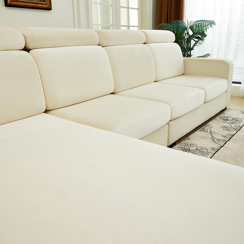Thiened Elastic Sofa Cover Universal Anti-Slip -Resistant Plu Sofa Dust Cover Modern Simple Design