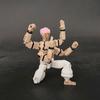 3D Printed Anime Figure Statue with Movable Joints, Interchangeable Parts Plastic Action Figurine for Desktop Decoration, Collectible Gifts for Fans