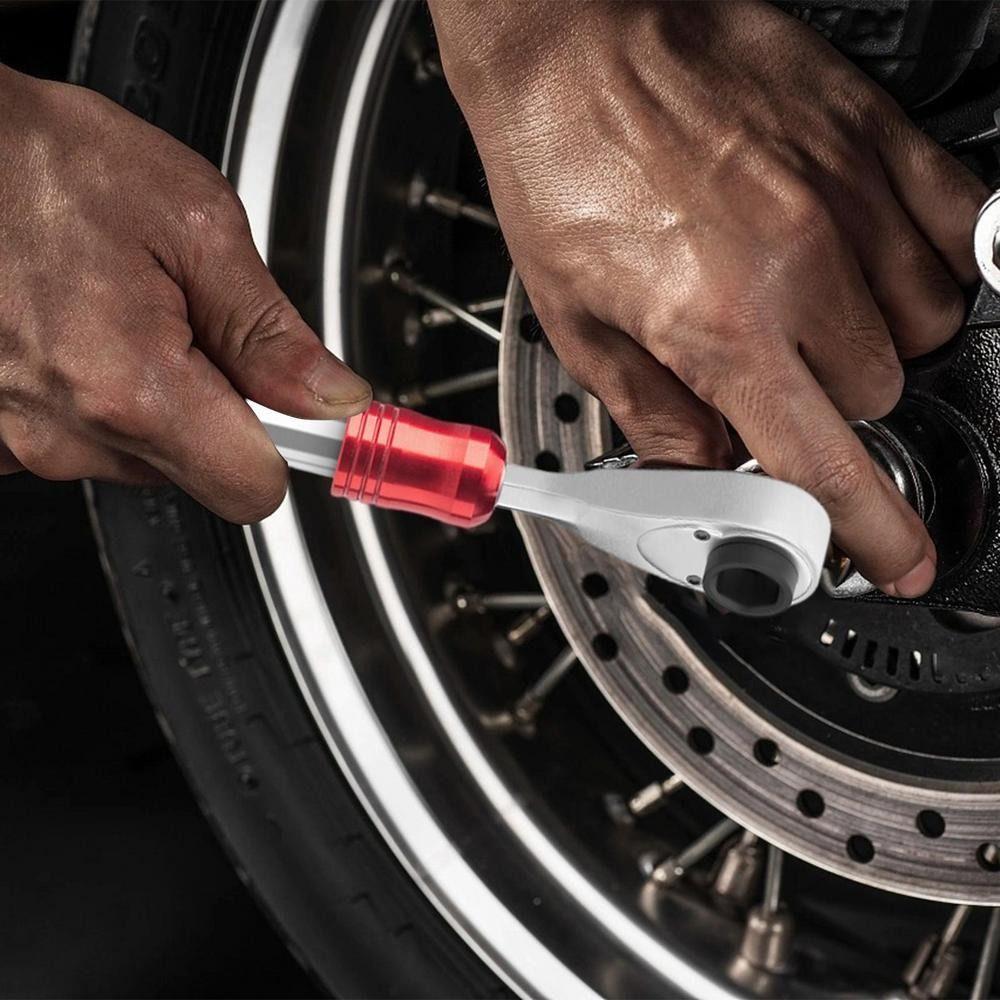 Batch Heads Reversible Ratchet Wrench Tire Pry Bars Bicycle Repair Tool Kit  Bicycle Maintenance