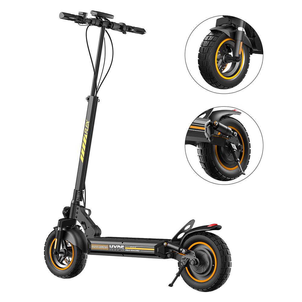 Monopattino Elettrico iScooter W9Air 800W 40KM/H Batteria 48V/10Ah Doppio Freno a Disco Pneumatico da 10" All-Terrain Monopattino Elettrico Fuoristrada