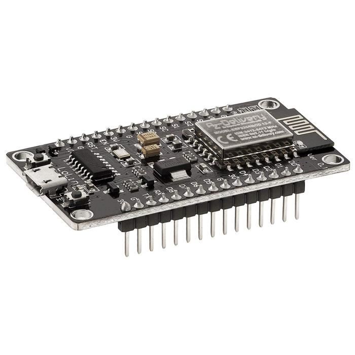 Carte de développement - AZ-DELIVERY - NodeMCU LoLin V3 - ESP8266-12F - WIFI intégré - Mise à jour facile