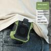 Waist Mount Clip on Fan USB Rechargeable Hand Free High Speed Portable Mini Cooling Fan for Outdoor Working Camping Travel Sport