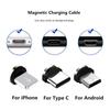 3-in-1 Magnetic Fast Charging Braided Cable for Smartphones